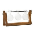 thumbnail image 1 of veasfak Propagation Station Glass Hydroponic Planter Bulb Terrarium Vase with Retro Style3, 1 of 9
