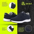thumbnail image 5 of Zeba Men's Hands Free Slip on Husky Walking Sneakers (Blue, 14 XX-Wide), 5 of 7