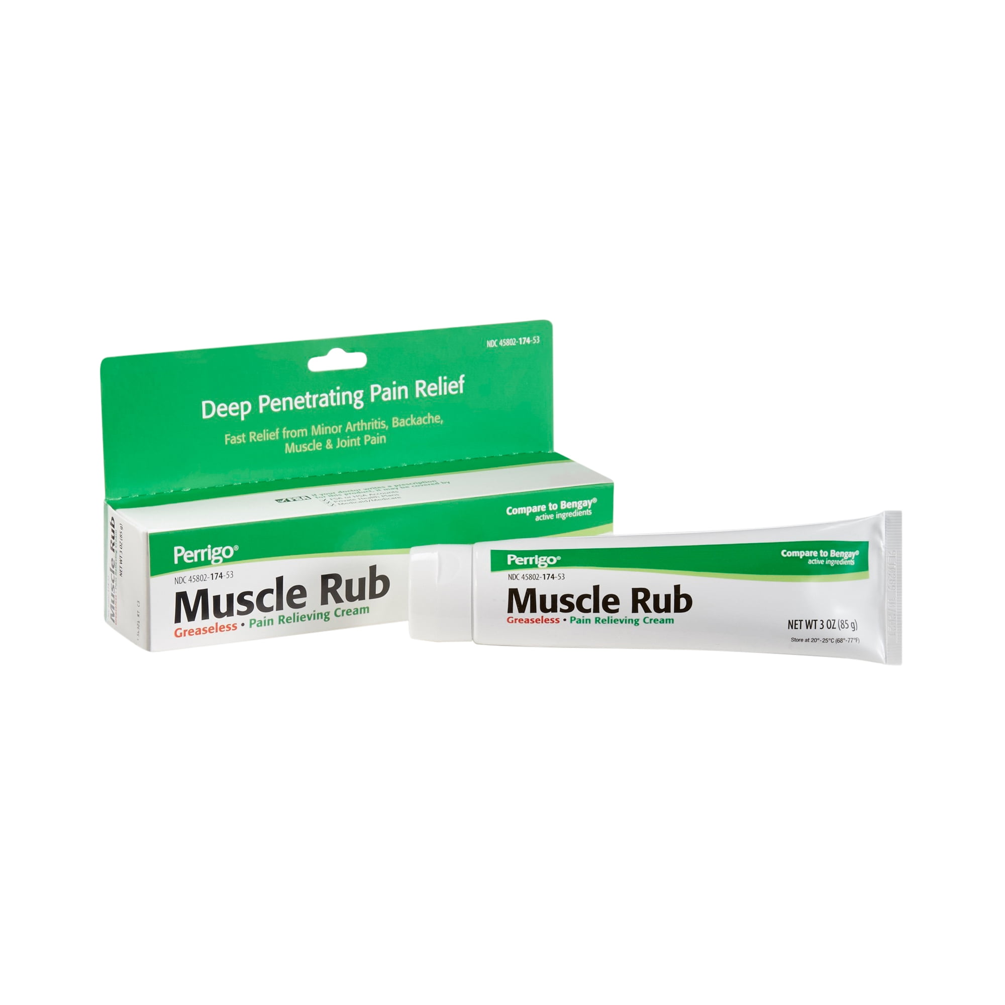 Muscle Rub Pain Relief Cream 3 oz. Tube 10 15 Strength 1 Ct