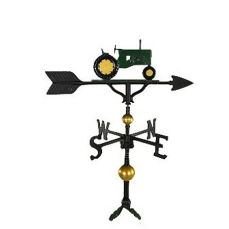 Montague Metal Products WV-350-Green 300 Series 32 In. Deluxe Green Tractor Weathervane