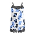 thumbnail image 4 of Simua Lace Cami Pajamas for Women, Womens Easter Print Sexy Sleeveless Tank Top and Shorts Nightwear Pjs Set, Size S-XXL, 4 of 5