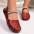 thumbnail image 6 of Jelly Sandals for Women, Stylish Transparent Jelly Shoes Comfortable Breathable Mesh Closed Toe Slip on Beach Slides with Rhinestones Strap, 37, 6 of 6