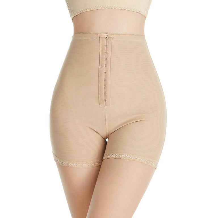 fvwitlyh Shapewear for Women Tummy Control Silicone Form Women Solid Buckle  Pants Shaping Button High Waist Underwear Shapewear Slim Top for Women