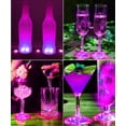 thumbnail image 4 of LINLIN LED Coaster, Light Up Coaster LED Car Coasters Waterproof Acrylic Beer Cocktail Coasters for Parties Weddings Bar Christmas Home Pub, 4 of 8
