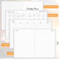 thumbnail image 2 of Funda de PVC Planner Zuozee Monthly 2025-2027, tamaño A5, 15 x 21 cm, 2 of 8