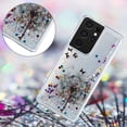 thumbnail image 4 of Case for Galaxy S22 Ultra,Glitter Quicksand Moving Hearts Star Flower Cartoon Animals Flowing Liquid Protective Soft Phone Case for Samsung Galaxy S22 Ultra 5G,6.8" 2022 (Dandelion), 4 of 7
