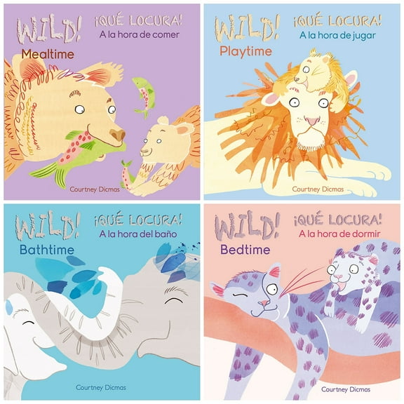 Child's Play Wild! Bilingual Board Books Set of 4 (CPYCPW)