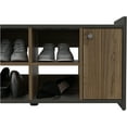 thumbnail image 6 of TUHOME Storage Unit with Enclosed Boot Cubby, 6 Shoe Cubbies, Carbon Espresso / Mahogany, 6 of 10