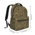 thumbnail image 2 of Haiem Leopard1 Printed School Backpack,Casual Travel Lightweight Backpack,Durable Comfortable Multifunctional Backpack,Laptop Backpack, 2 of 5
