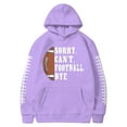 thumbnail image 4 of LUOGENLI Chandails à Capuchon pour Hommes Coton Graphique Chandail de Sport pour Hommes Fans de Football Vintage Joueur de Rugby Sports Rétro Hommes Chandail à Capuchon de Rugby Chandails à Capuchon pour Hommes à Fermeture Éclair Graphique Violet Taille m, 4 of 4