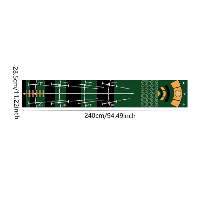 Golf Putting Indoor Golf Hitting Mat Green Mat Golf Practice Training Aid Equipment for Home Outdoor Backyard Golf Practice Style B