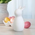 thumbnail image 7 of Easter Bunny Figurine, White Ceramic Rabbit Statue for Spring Home Table & Easter Decor, Holiday Gift for Kids & Adults, 7 of 7