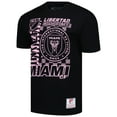 thumbnail image 2 of Men's Mitchell & Ness Black Inter Miami CF Striker T-Shirt, 2 of 3