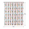 thumbnail image 5 of Ballet Princess Pattern Shower Curtain 72"x84" ,Bathroom Decorative Shower Curtains Set with 12 Hooks,Modern Waterproof Washable Shower Curtain, 5 of 6