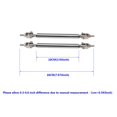 thumbnail image 2 of Car Splitter Rods Racing Adjustable Front Rear Bumper Lip Support Strut Brace Tie Pull Bar Kit 75/100/150/200mm, 2 of 7
