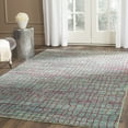 thumbnail image 3 of SAFAVIEH Valencia Ulysses Abstract Polyester Area Rug, Green/Red, 9' x 12', 3 of 8