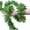 Golden green, variant on YTTAL  Thick Full Christmas Tinsel Streamers, 2m / 10m Available, Multiple Colors, Wired Foil Garland for Xmas Tree, Wedding, Birthday, Holiday Indoor Outdoor Decorations