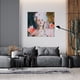 thumbnail image 4 of Cuadro Decorativo Maxigráfica Shop Mujer con Toques Dorados Tipo Pintura Canvas Moderno Estilo Abstracto Listo para Colgar, 4 of 6
