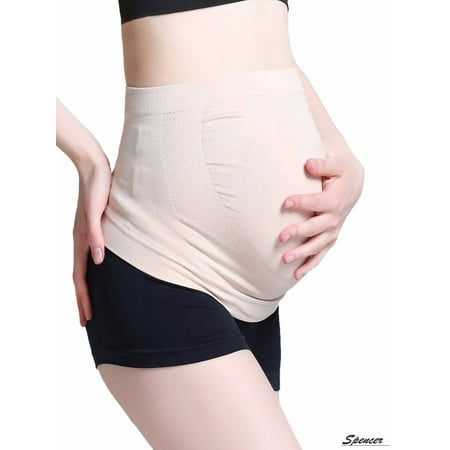 Spencer Womens Elastic Non-slip Maternity Belt, Pregnant Belly Support Band Abdomen Binder Waist Back Brace Band for Pregnancy (Best Binder After Pregnancy)