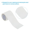 thumbnail image 3 of Unique Bargains Leather Repair Tape 2.2'X30', Self Adhesive Realistic Leather Textured Patch, White, 3 of 5
