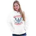 thumbnail image 3 of American Freedom Liberty 1776 Patriot Hoodie Sweatshirt Women Men Brisco Brands S, 3 of 5