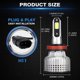 thumbnail image 4 of Bombillas de los delanteros del coche , de conversión de LED,Bombilla LED para delanteros H4,haz alto y bajo,Mini faro automático de doble haz kusrkot Bombillas de los faros delanteros del coche H7, 4 of 8