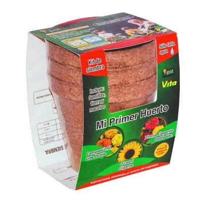 Kit de Siembra Vita Mi Primer Huerto Flores 3 Piezas