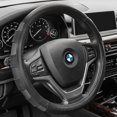 thumbnail image 1 of FH2005GRAY Steering Wheel Cover (Genuine Leather Sport Gray), 1 of 4