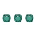 thumbnail image 3 of QualitChoice Chair Cushion Cover Seat Covers Backrest Protector Stretch Soild Color Dirt-Resistant Wedding Hotel Home Kitchen Green 3PCS, 3 of 6