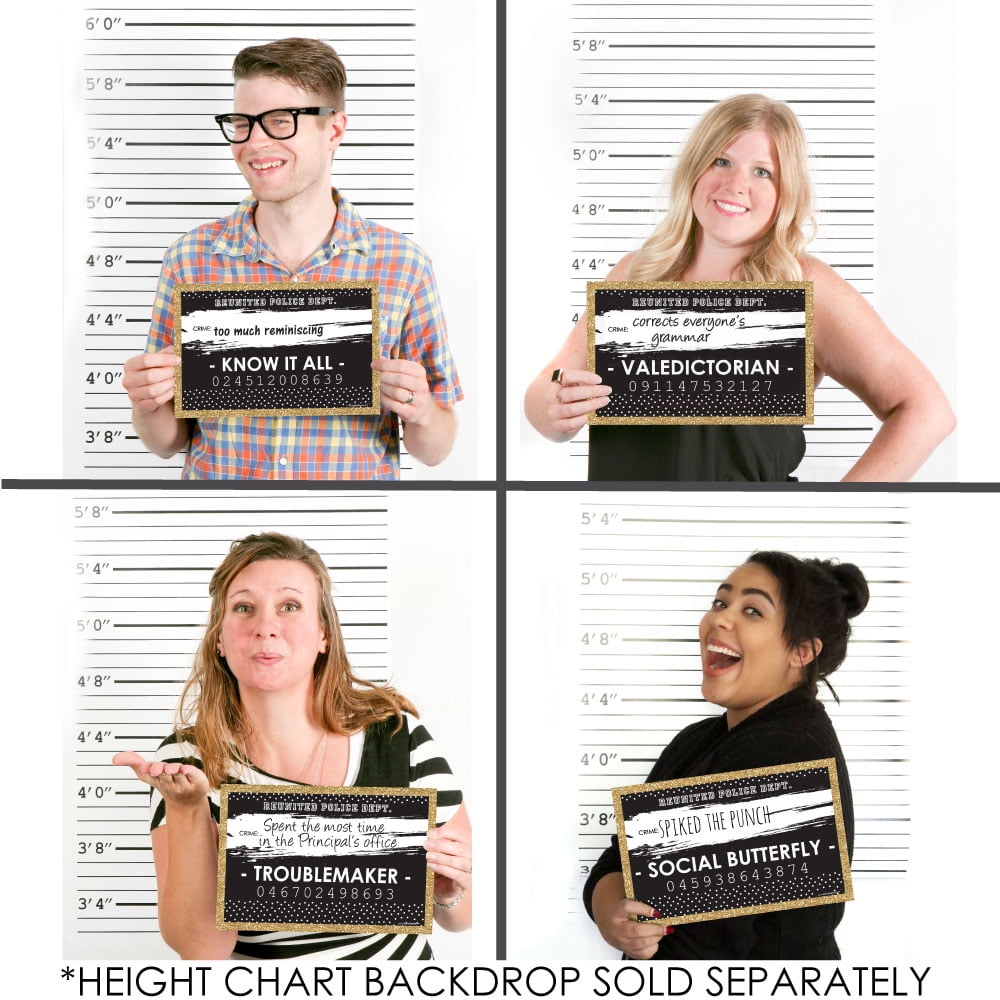 Buy Reunited School Class Reunion Party Mug Shots Photo Booth Props