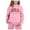 1#Pink, variant on Kiijoy Toddler Girls Outfits Letter Print Hoodie Pants Kids Casual Sweatsuit, Sizes 2-3
