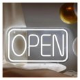 thumbnail image 1 of Letrero De Neón Open Con Luz LED Regulable USB Para Escaparate, Puerta De Cristal, Tienda, Floristería, Salón De Belleza, Cafetería O Bar 40cmx23cm, 1 of 3