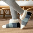 thumbnail image 5 of D-GROEE 1 Pair Indoor Non-slip Thermal Slipper Socks Women Floor Socks Non-slip Silicone Keep Warm Cozy Socks for Ladies Girls, 5 of 8