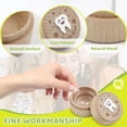 thumbnail image 4 of Wooden Tooth Fairy Box, Cute Tooth Fairy Tooth Holder, Tooth Fairy Kit with Tooth Fairy Coin and Transparent Storage Box, 3D Carved First Tooth Keepsake Box for Lost Teeth (Smiley), 4 of 7