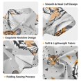 thumbnail image 3 of Dailycode Small Short Sleeve Button Down Shirts Tigers Face and Triangles Casual Shirt 3-10 Years, 3 of 9