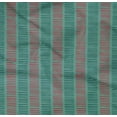 thumbnail image 4 of oneOone Organic Cotton Poplin Twill Fabric Stripe Block Printed Fabric 1 Yard 42 Inch Wide, 4 of 4
