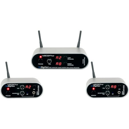 UPC: 0692868786389 | VocoPro DigiNet-Stereo Wireless Audio System for Active Speakers  902-927.2mHz