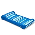 thumbnail image 3 of Big Joe Kona Hammock No Inflation Needed Pool Lounger with Headrest, Blurred Blue Double Sided Mesh, Quick Draining Fabric, 4 feet Big, 3 of 9