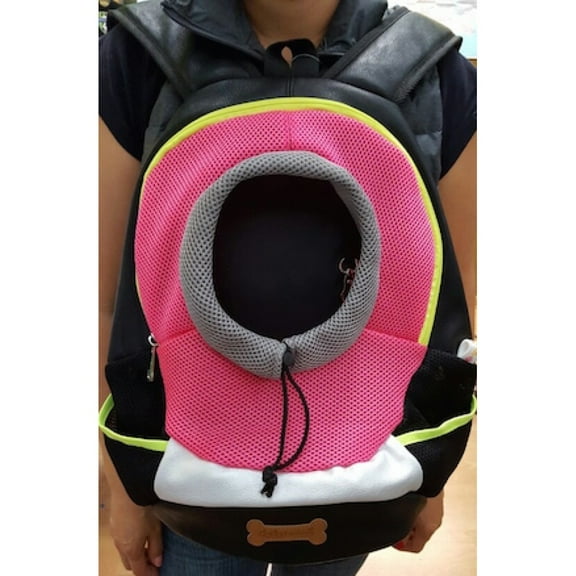 Pet Carrier Mesh Backpack, Pink