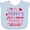 AE-Light Blue, variant on Inktastic Valentine's Day I'm My Daddy's Girl and My Mommy's World Girls Baby Bib