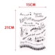 thumbnail image 3 of Sellos de letras con tema musical, sellos transparentes, duraderos, reutilizables, ligeros, transparentes, manualidades DIY para decoración, diario,, 3 of 9