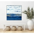 thumbnail image 2 of Giant Art Toile 30x30 Jet de Mer V30 Encadrée en Rose, 2 of 3