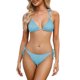 thumbnail image 2 of Trajes de baño para mujer, conjunto de bikini con cordones de color sólido, informal y a la moda para mujer, trajes de baño para mujer, trajes de baño para mujer, trajes de baño de moda playera para m, 2 of 6