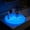 Blue, variant on Lunxisen 1 Pcs Glows In The Dark Bathroom Tray Silicone Vanity Organizer Waterproof Countertop Tray for Toiletries Cosmetics Jewelry Dish Decor(23*23*2cm)