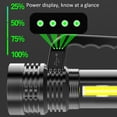 thumbnail image 3 of Linterna LED a prueba de golpes Múltiples modos Antideslizante Recargable por USB Reflector LED impermeable IPX4 de alta resistencia para exploración ANGGREK Otros, 3 of 8