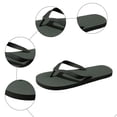 thumbnail image 5 of Pandaie Men's Flip Flops with Arch Support Yoga Mat Walking Thong Sandals Comfortable Slip on Slides Shower Shoes Indoor Outdoor Black Size 8.5, 5 of 6
