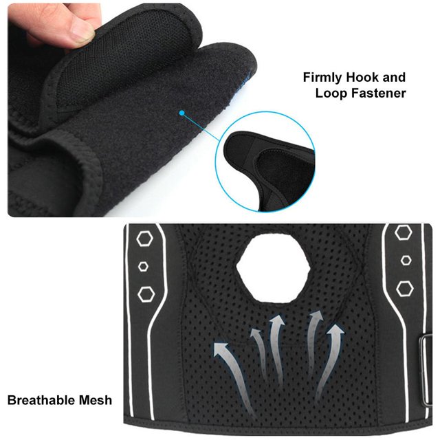 Knee Braces with Side Stabilizers Adjustable Knee Compression Support Brace Discomfort Relief Brace