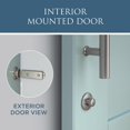 thumbnail image 4 of National Hardware N700-151 V1045 Barn Door Lock, Satin Nickel, 4 of 5