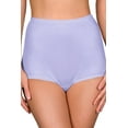 thumbnail image 2 of Women's Shadowline 17032P Plus Size Hidden Elastic Nylon Classic Brief Panty (Flamingo Pink 8), 2 of 4