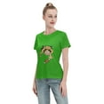 thumbnail image 4 of T-Shirt Basique à Manches Courtes pour Femmes une Pièce Luffy, 4 of 6